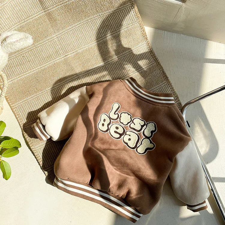 Stylish and Warm Fleece Jacket for Toddler Boys and Girls (0-3 Years).