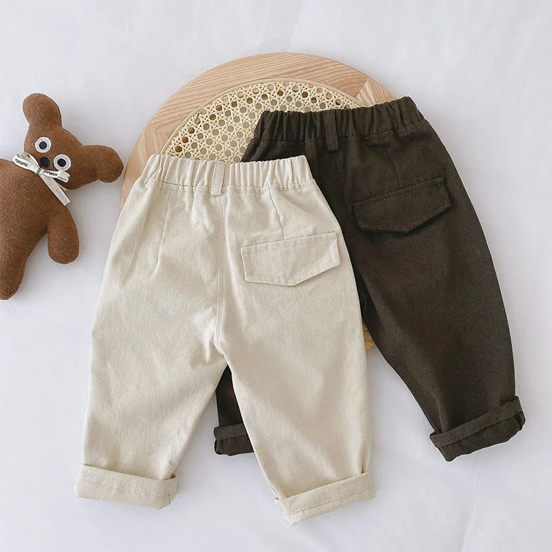 Kids Pants – Four Seasons Elastic Waist Casual Trousers for Boys and Girls (1-5 Years)