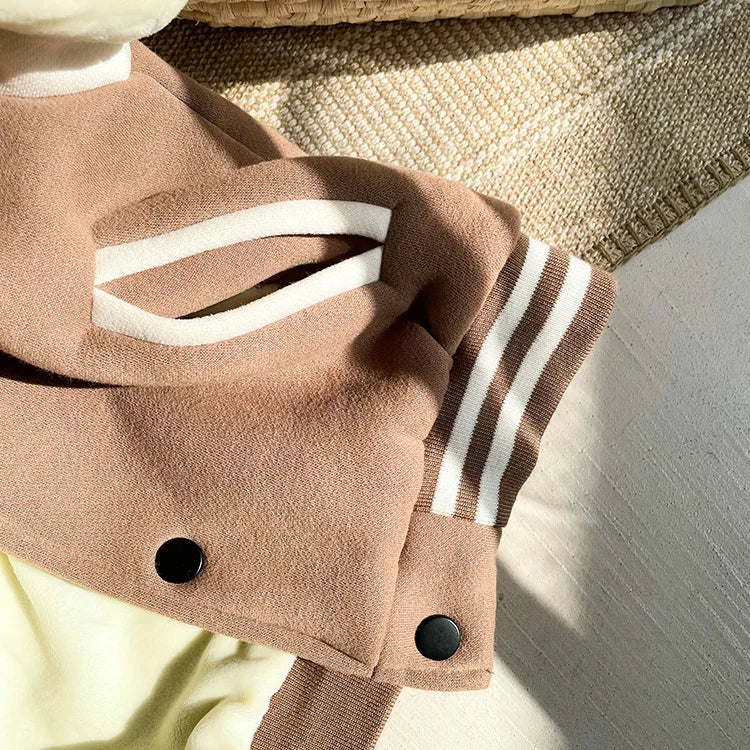 Stylish and Warm Fleece Jacket for Toddler Boys and Girls (0-3 Years).