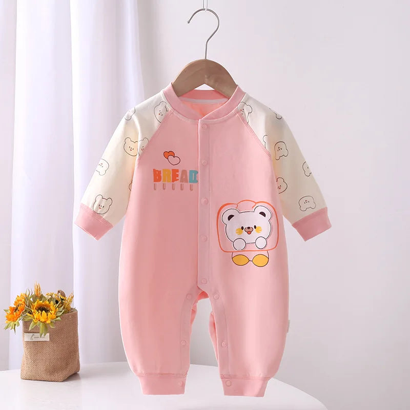 Newborn Infant Baby Romper Cotton Bear Bodysuit