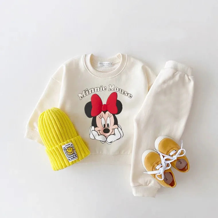 Mickey Mouse, Minnie & Lion King Printed Sweatshirt Sets – Baby Boys (6M-3Years)