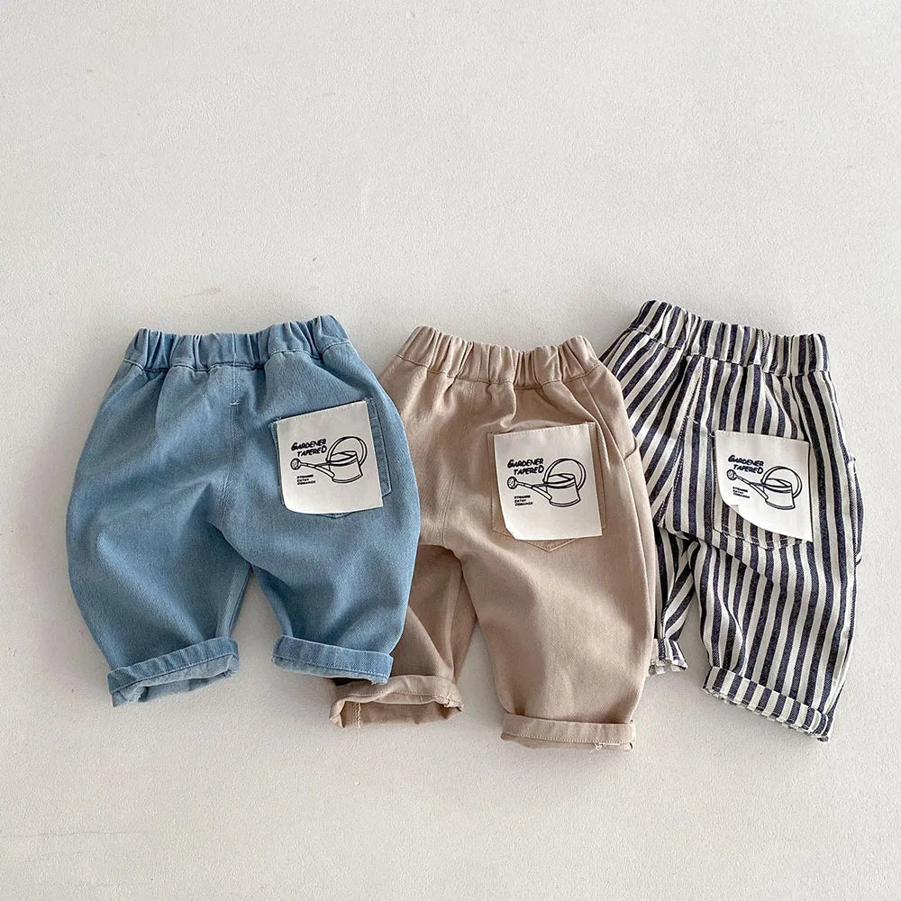 Kids Pants – Four Seasons Elastic Waist Casual Trousers for Boys and Girls (1-5 Years)