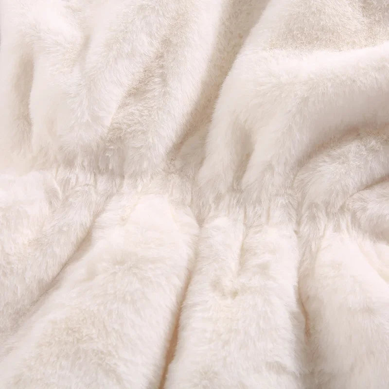 Warm Winter Coats for Baby Girls: Thick Faux Fur Hooded Jacket for (12M-7Years)