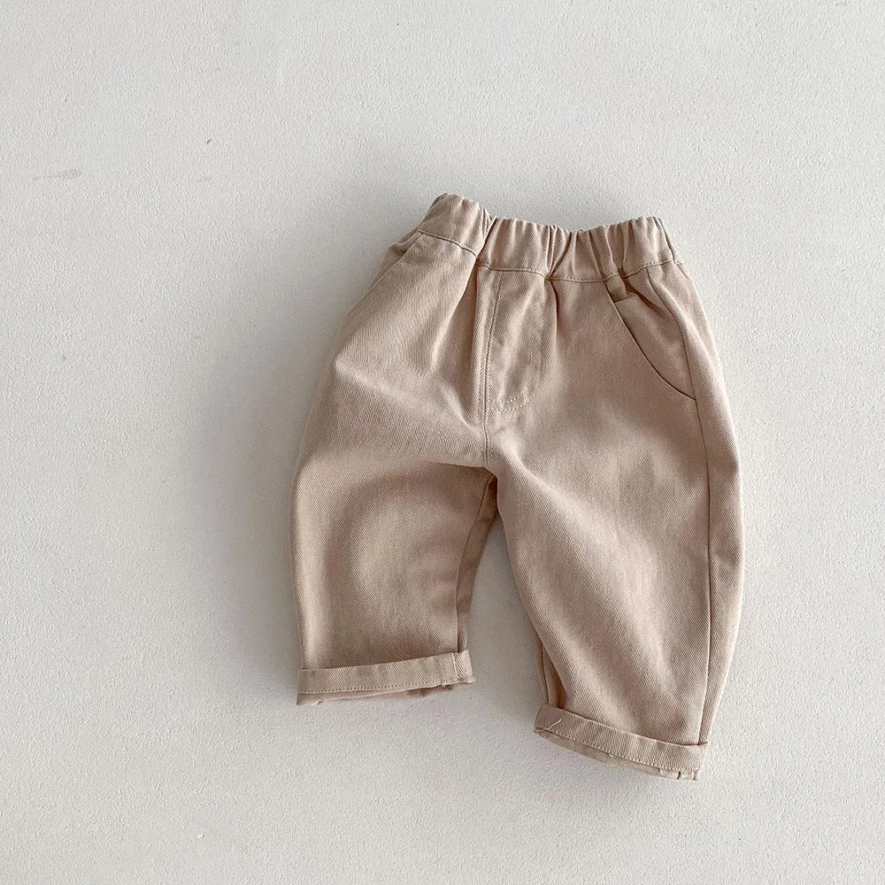 Kids Pants – Four Seasons Elastic Waist Casual Trousers for Boys and Girls (1-5 Years)