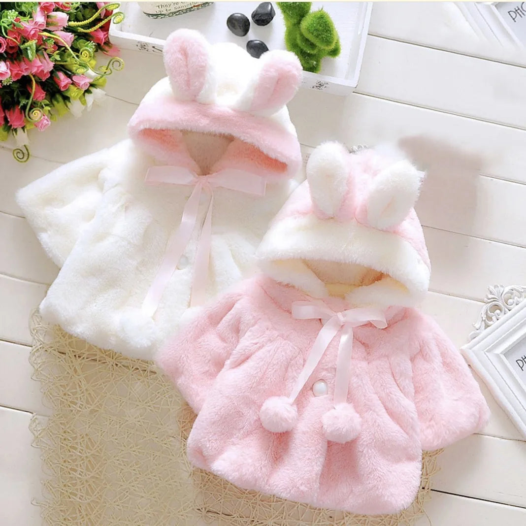 Children's Cape: New Autumn and Winter Wool Sweater Shawl for Baby Girls (6M-1Year)