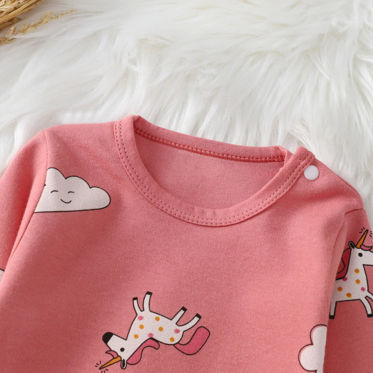 100% Cotton Baby Jumpsuit – Adorable Animal Print Newborn Crawling Suit (0-18 Months)