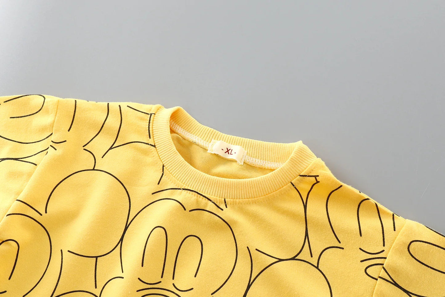 Disney Mickey Long Sleeve Sweatshirt – Fashionable Crewneck Pullover for Boys & Girls (0-3Years)