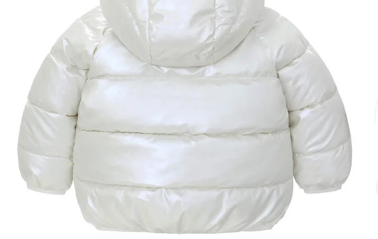 Autumn and Winter Hooded Jacket for Baby Boys and Girls: Adorable Ear Design, Windproof, and Padded for Extra Warmth