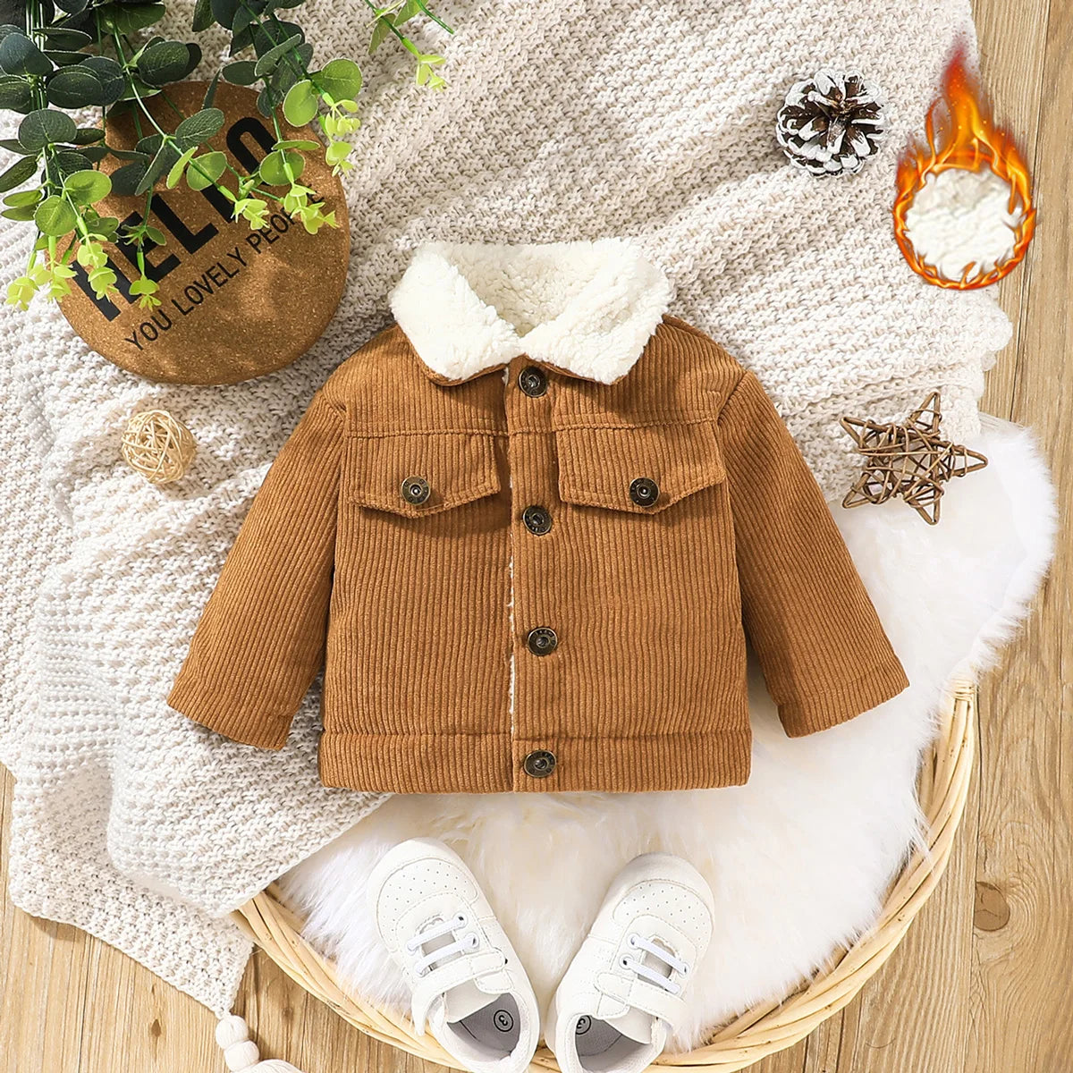 Cozy Winter Jackets for Newborn Boys (0-3 Years)