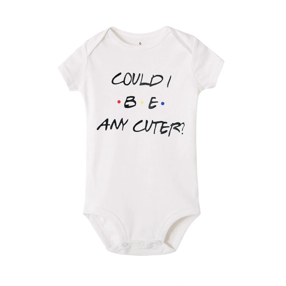 Newborn Baby Jumpsuit Girl Boy Clothes 'Mama Is My Best Friend Print'