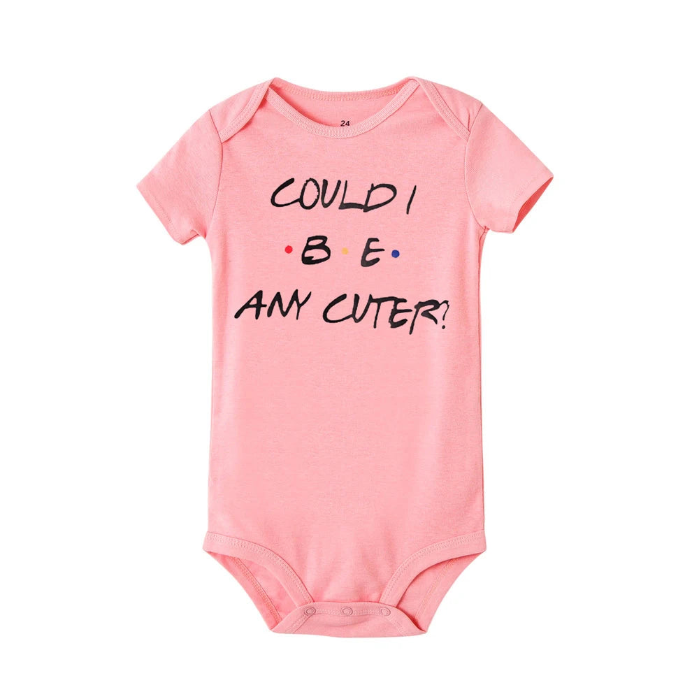 Newborn Baby Jumpsuit Girl Boy Clothes 'Mama Is My Best Friend Print'