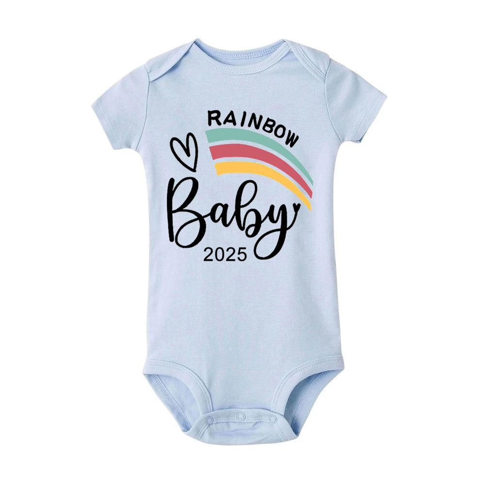Coming Soon: 2025 Newborn Baby Rompers! Perfect for Summer, our adorable bodysuits for boys and girls are ideal for pregnancy reveals or toddler jumpsuits