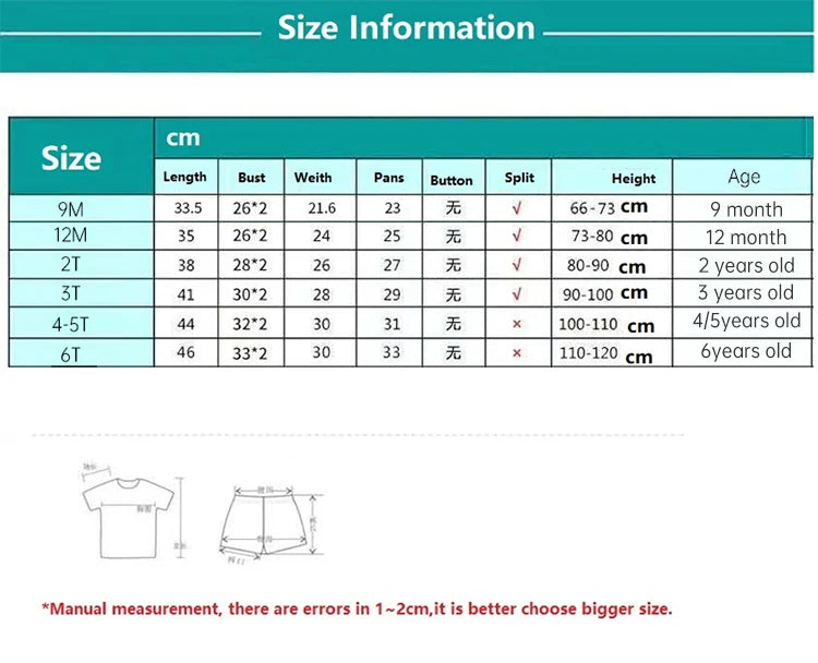 2-Piece Summer Kids' Outfit – Cotton Sleeveless Tank Top and Shorts Set for Boys (9M-8Years)