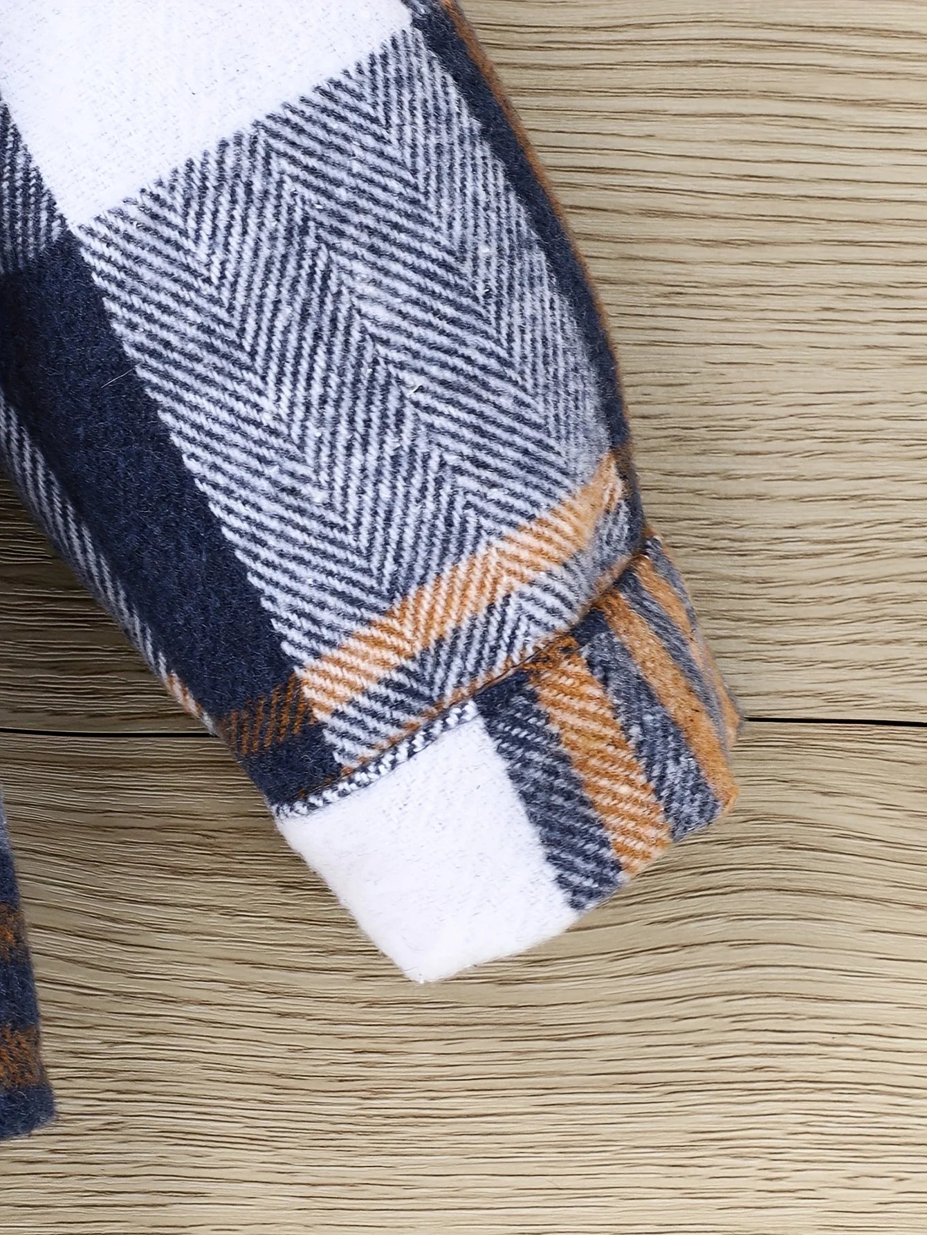 Autumn and Winter Plaid Jacket for Baby Boys: English-Style Hooded Coat with Pockets(6M-3 Years)