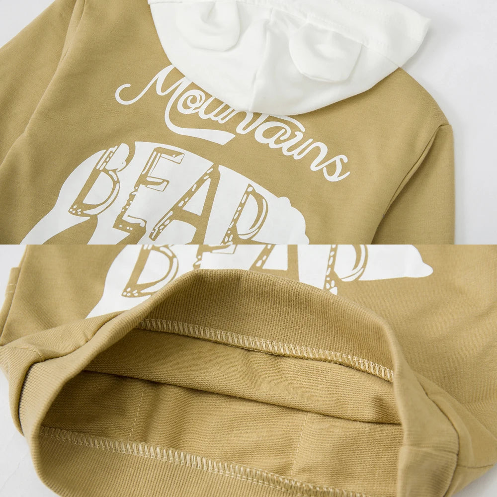 Baby Boy Outfit | Long Sleeve Hoodie Sweatshirt + Pants (9Months-4 Years)