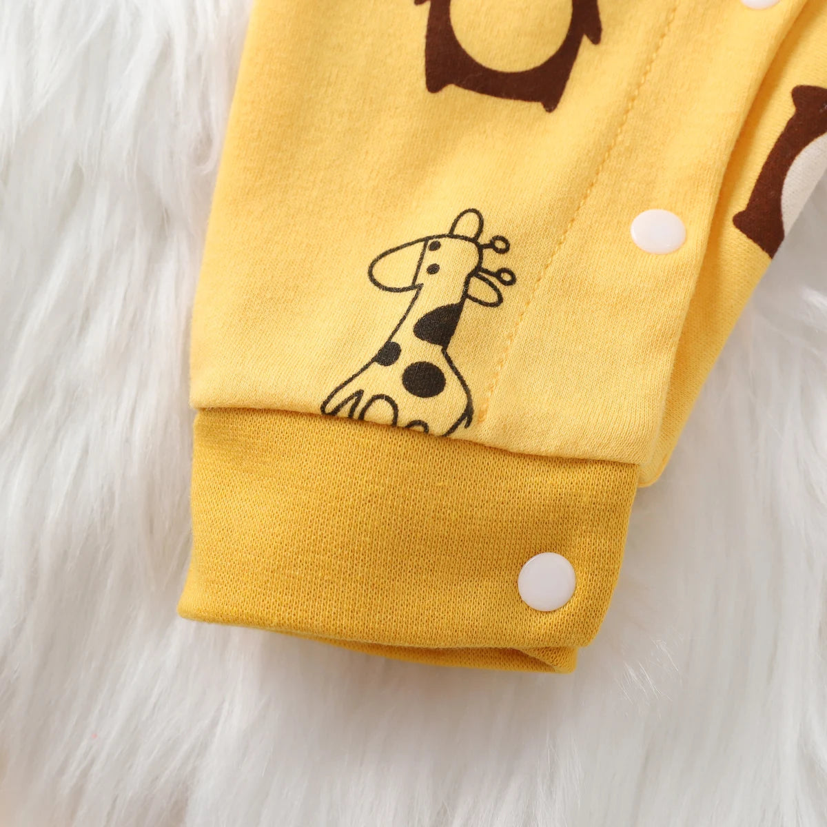 100% Cotton Baby Jumpsuit – Adorable Animal Print Newborn Crawling Suit (0-18 Months)