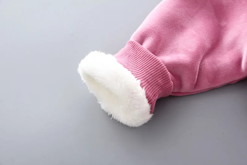 3PCS Baby Winter Clothing Set | Sweater Coat, Hooded Vest & Pants Outfit for Boys & Girls