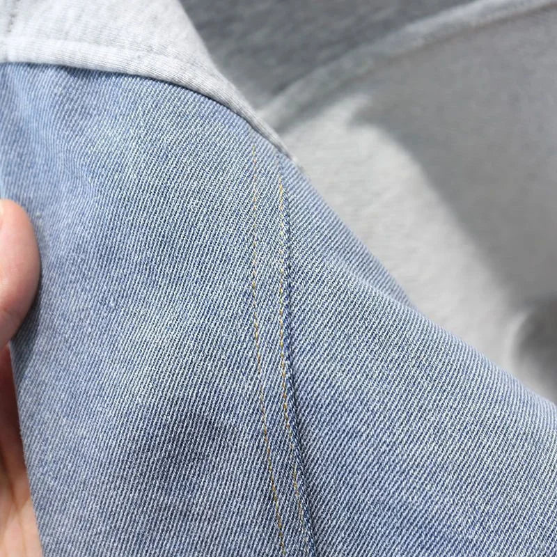 Baby Boy Light Blue Denim Sweatshirt & Sweatpants (9M-5Years)