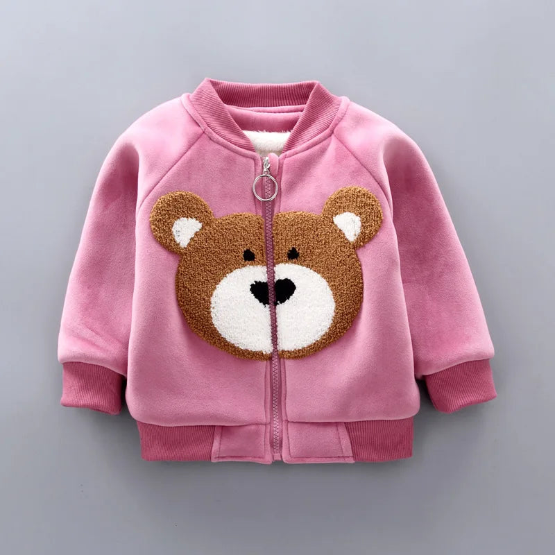 3PCS Baby Winter Clothing Set | Sweater Coat, Hooded Vest & Pants Outfit for Boys & Girls