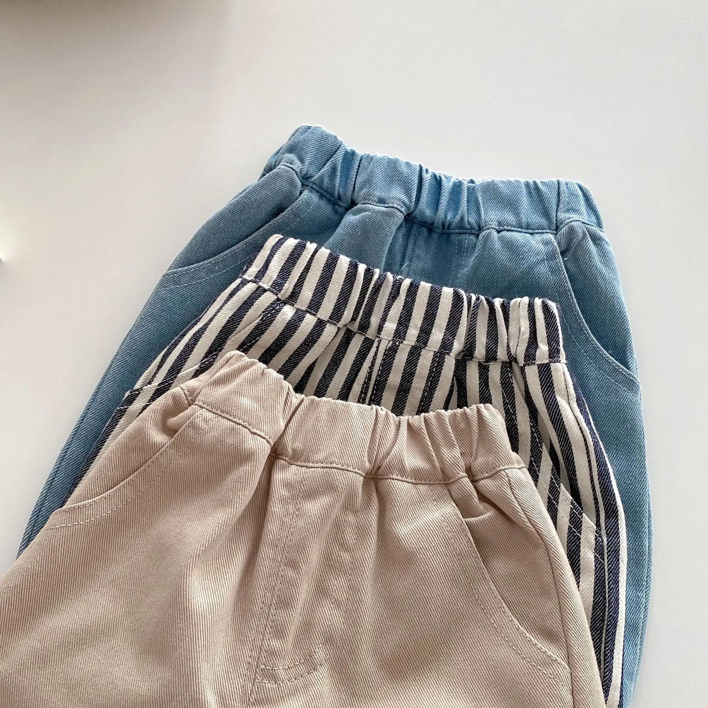 Kids Pants – Four Seasons Elastic Waist Casual Trousers for Boys and Girls (1-5 Years)
