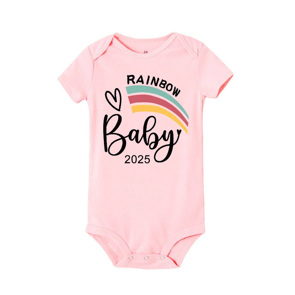 Coming Soon: 2025 Newborn Baby Rompers! Perfect for Summer, our adorable bodysuits for boys and girls are ideal for pregnancy reveals or toddler jumpsuits