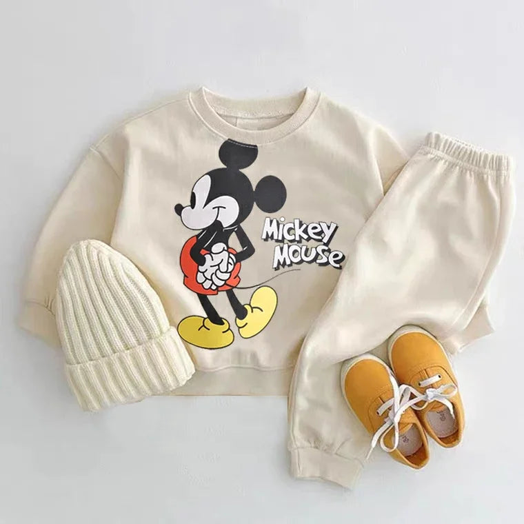 Mickey Mouse, Minnie & Lion King Printed Sweatshirt Sets – Baby Boys (6M-3Years)
