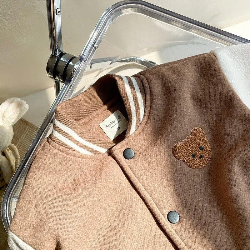 Stylish and Warm Fleece Jacket for Toddler Boys and Girls (0-3 Years).