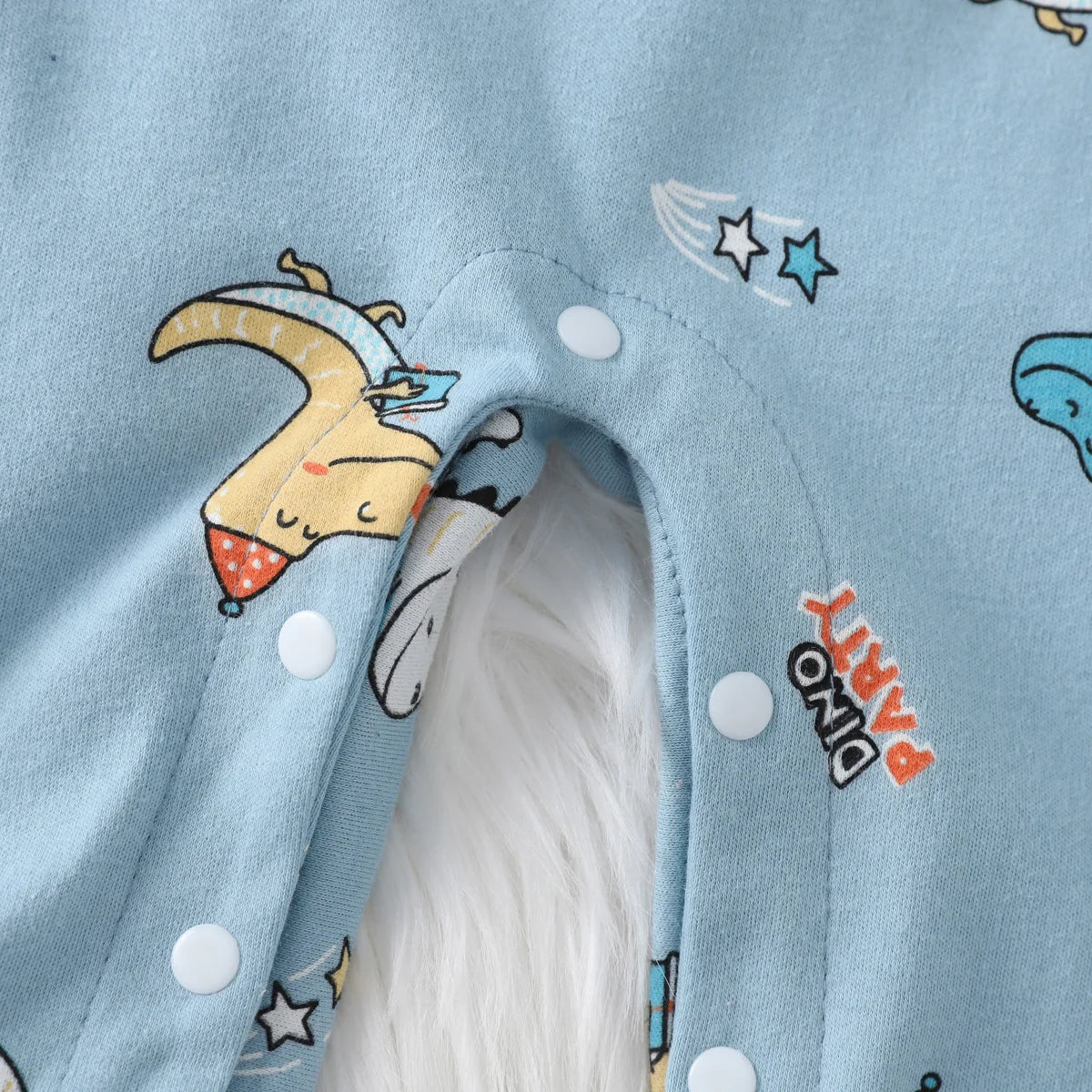 100% Cotton Baby Jumpsuit – Adorable Animal Print Newborn Crawling Suit (0-18 Months)
