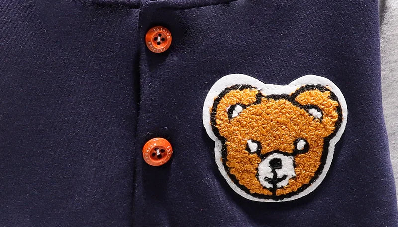 New Spring and Autumn Cotton Jacket for Toddlers: Stylish Cartoon Sportswear for Baby Girls and Boys (1-5 Years)