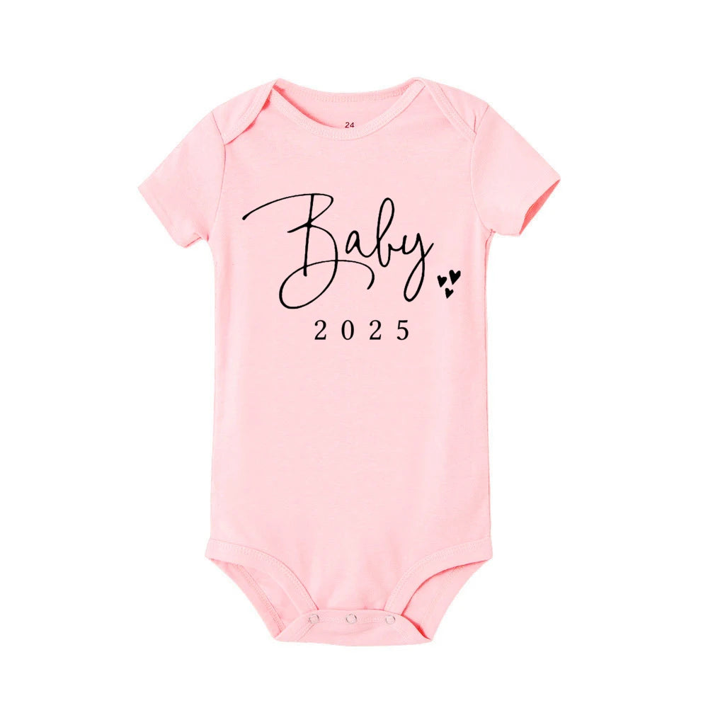 Coming Soon: 2025 Newborn Baby Rompers! Perfect for Summer, our adorable bodysuits for boys and girls are ideal for pregnancy reveals or toddler jumpsuits