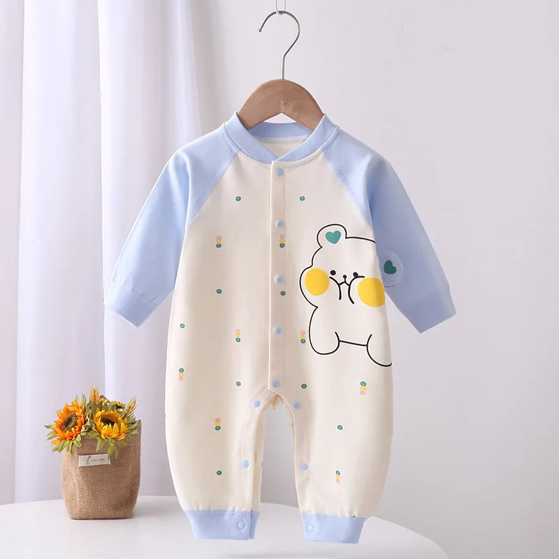 Newborn Infant Baby Romper Cotton Bear Bodysuit