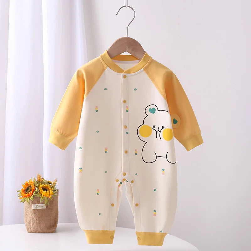 Newborn Infant Baby Romper Cotton Bear Bodysuit