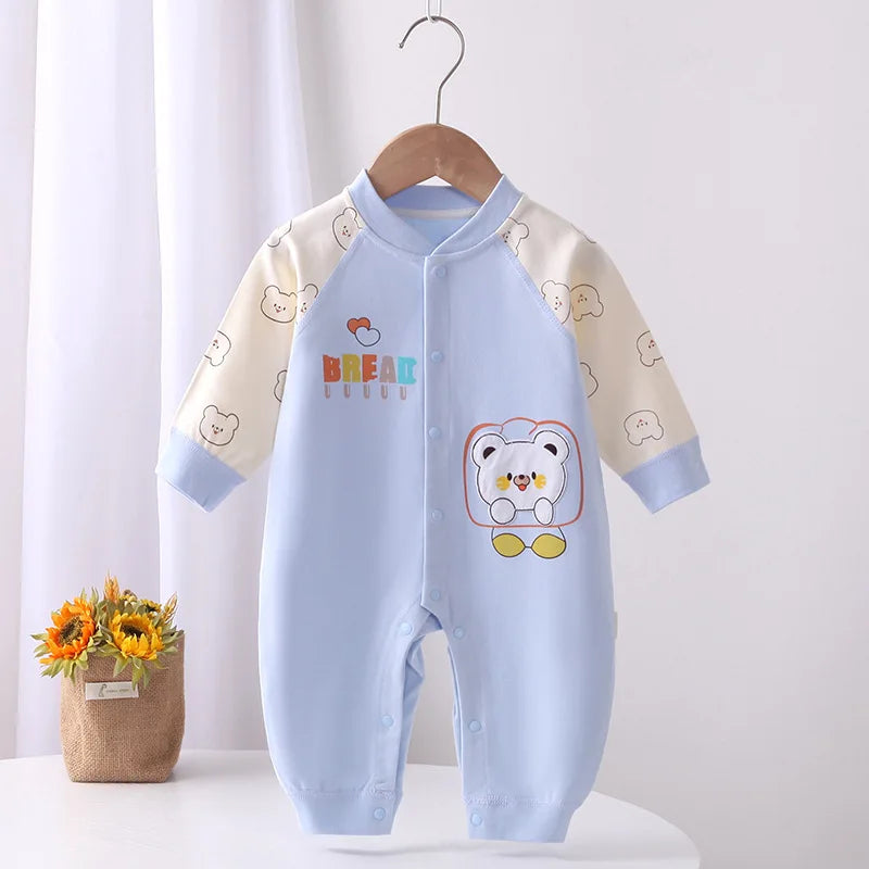 Newborn Infant Baby Romper Cotton Bear Bodysuit