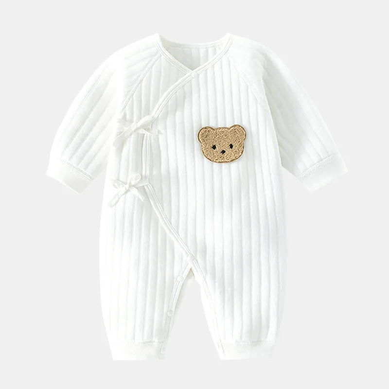 Newborn Winter Onesie Clothes Cotton Toddler  0-6M Thickened Spring and Autumn Clothing.