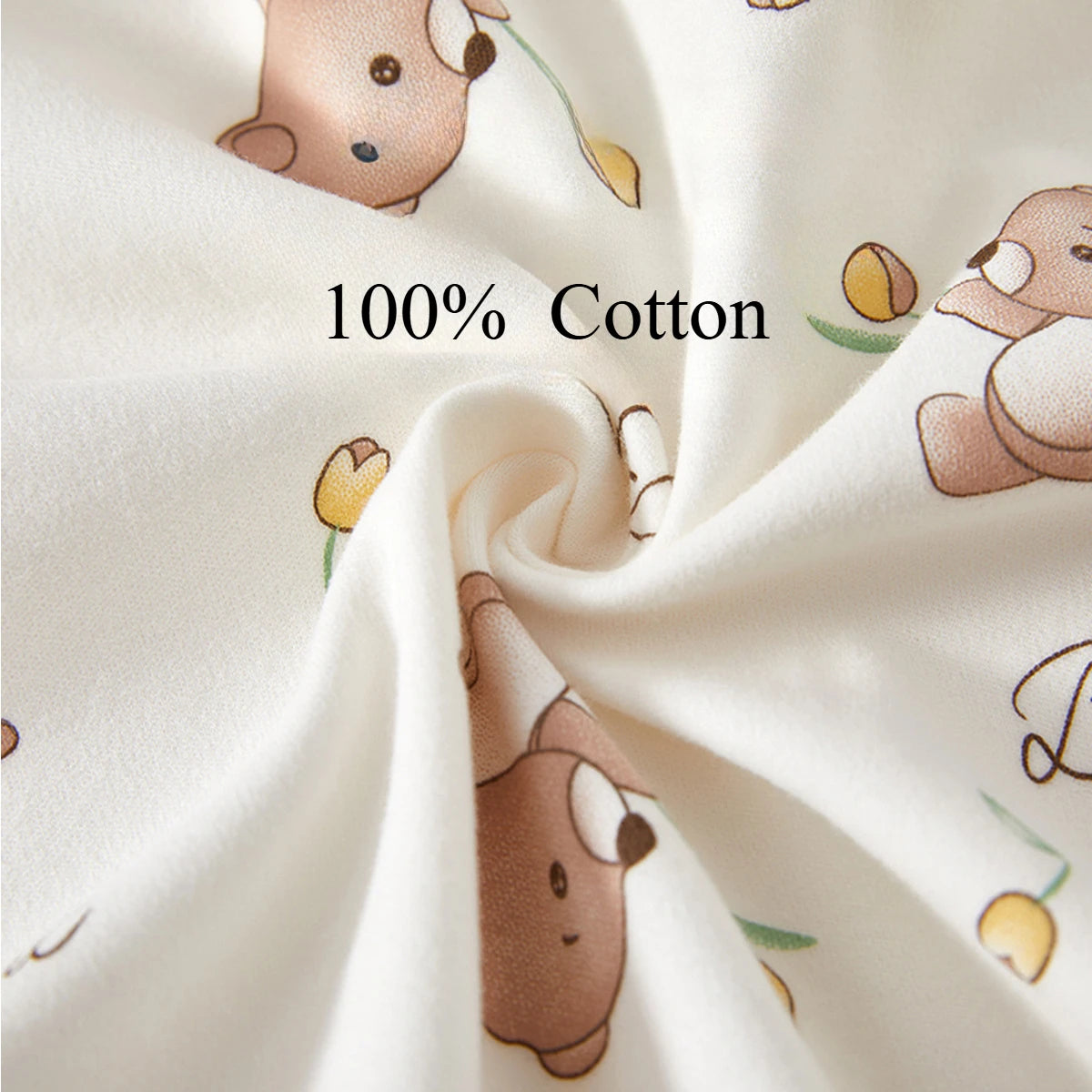 Newborn Baby Onesie 100% Cotton Boys Girls Long Sleeve Printed Jumpsuit