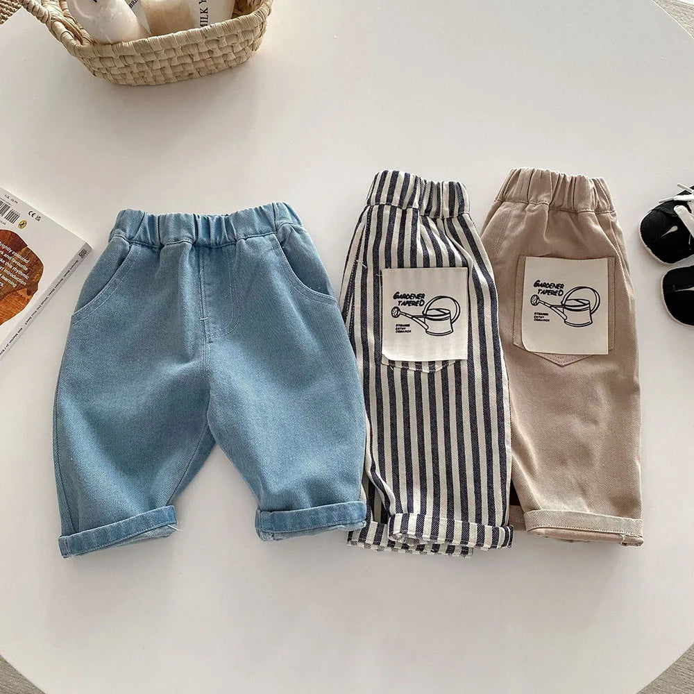 Kids Pants – Four Seasons Elastic Waist Casual Trousers for Boys and Girls (1-5 Years)