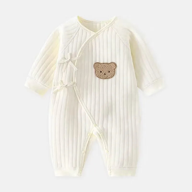Newborn Winter Onesie Clothes Cotton Toddler  0-6M Thickened Spring and Autumn Clothing.
