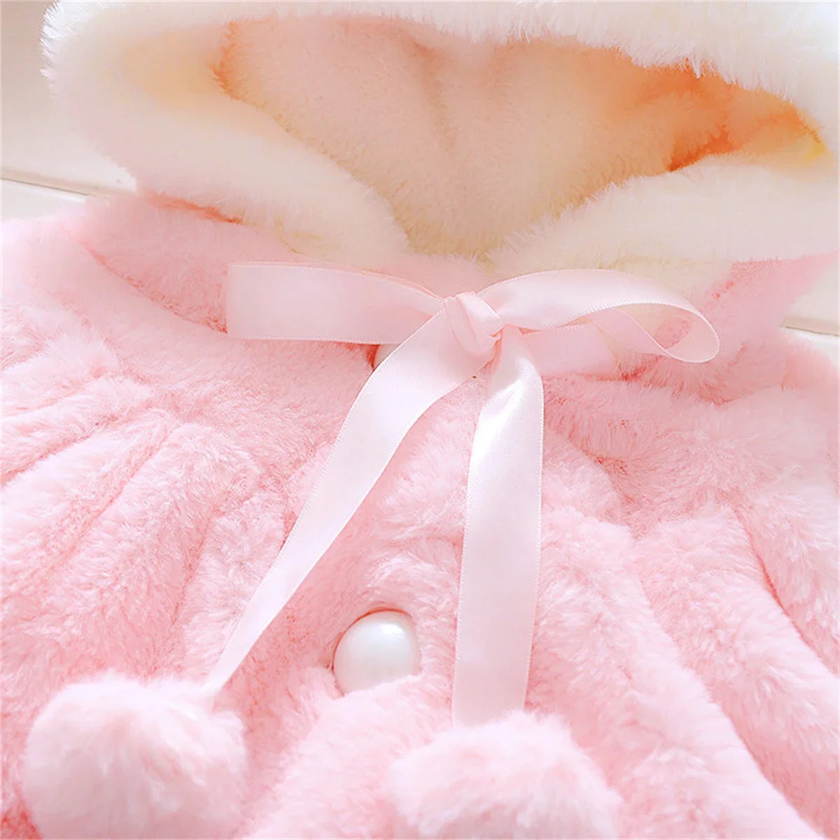 Children's Cape: New Autumn and Winter Wool Sweater Shawl for Baby Girls (6M-1Year)