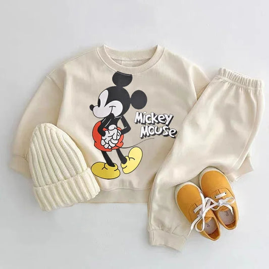 Mickey Mouse, Minnie & Lion King Printed Sweatshirt Sets – Baby Boys (6M-3Years)